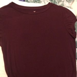 Soft and sexy American Eagle maroon shirt